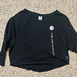 PINK Victoria's Secret Charcoal Long Sleeve Top